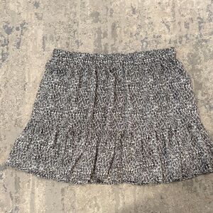 Banana Republic Black and White Mini Skirt